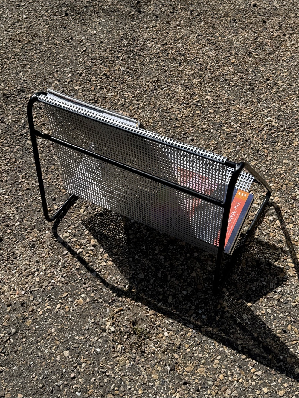 Genuine Rare Metal c1950s Vintage Book Magazine Rack by Pilastro Zwanenburg - Picture 7 of 14